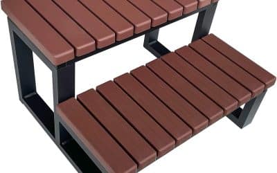 Test des marchepieds ACYED : robustesse et polyvalence pour jacuzzi