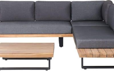 Test du salon de jardin Beliani : confort et style tendance