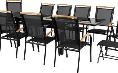 Test du salon de jardin IB-Style Diplomat-XXL : ensemble terrasse polyvalent