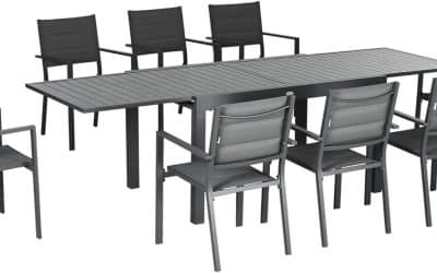 Test du salon de jardin Outsunny : table et chaises pratiques pour l&rsquo;été