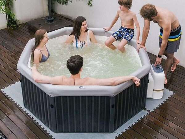 eRobot Piscine - Spa Rigide Tuscany Premium Frame 6 Places MSpa + WiFi 2023 Connecté