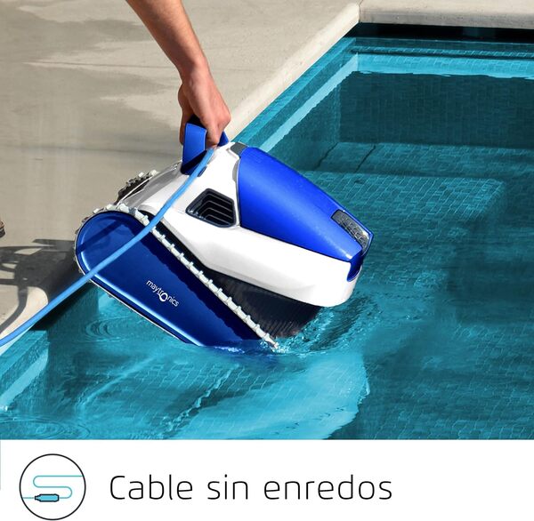 Dolphin Blue Maxi 50i Robot nettoyeur de piscine automatique pour piscines enterrées de 15 m