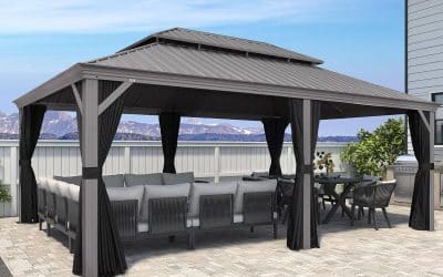 Test de la tonnelle Purple Leaf : élégance et fonctionnalité au jardin