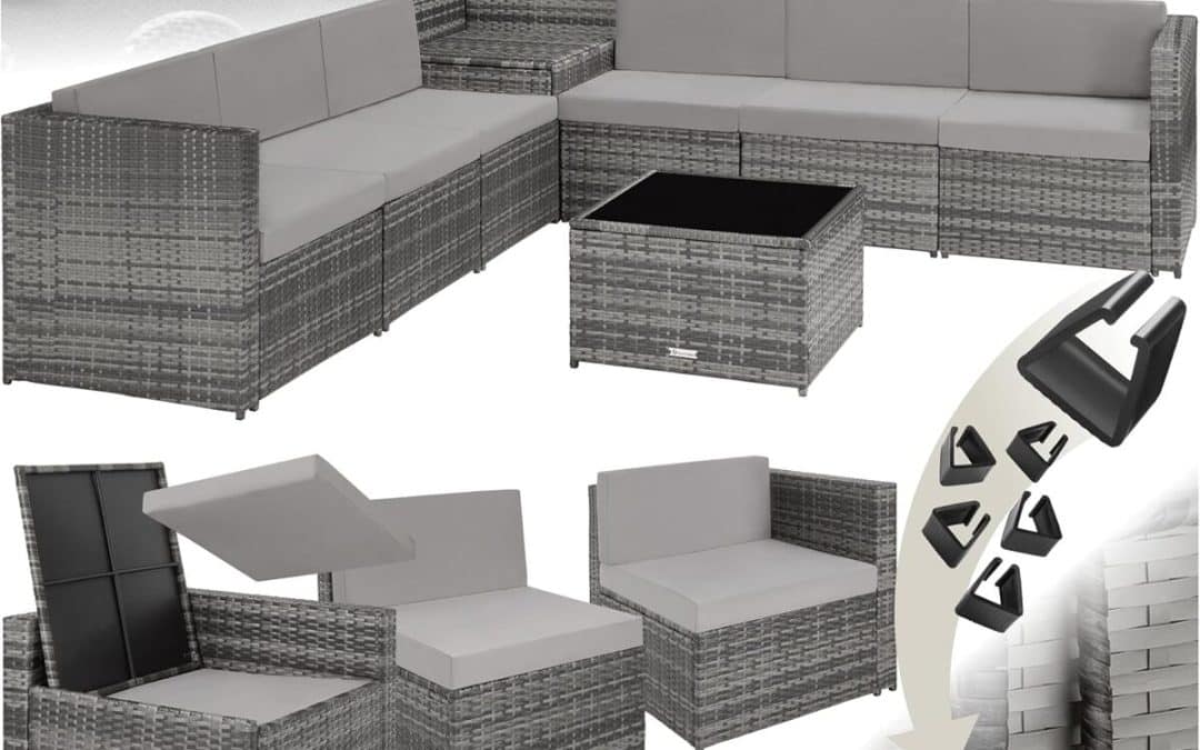 Test : salon de jardin TecTake en rotin 6 places