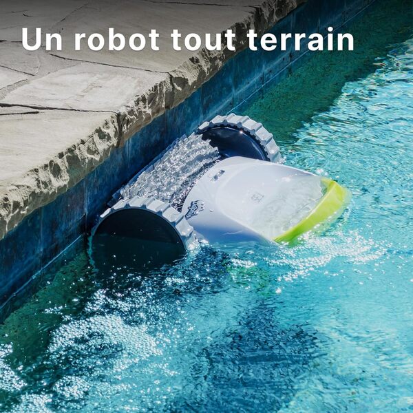 Dolphin T35 Robot Nettoyeur électrique avec Fil pour Piscine Hors-Sol Jusqu’à 12 m - Nettoyage Fond, parois et Ligne d'eau - Accessoires de Piscine