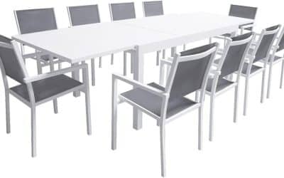 Test du salon de jardin extensible Venezia : confort et design modulable