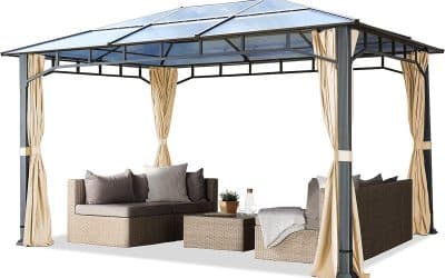 Test : tonnelle Toolport de jardin 3×4 m en aluminium