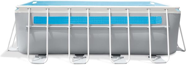 Intex - Kit Piscine Clearview Rectangulaire Tubulaire (L) 4,00 x (L) 2,00 H1,22 m