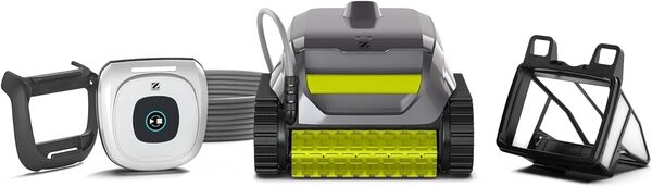 Zodiac SWY 3520 – Robot Nettoyeur Sweepy pour piscines Jusqu’à 8x4m. Nettoie Le Fond, Les parois et la Ligne d’Eau de la Piscine. Équipé d’Une Filtration Fine et avec Un boîtier de Commande.