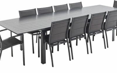 Avis sur le salon de jardin extensible Alice’s Garden Odenton anthracite