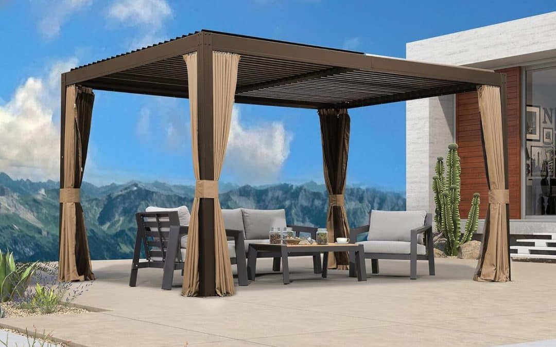 Test de la pergola bioclimatique Purple Leaf : confort et design au jardin