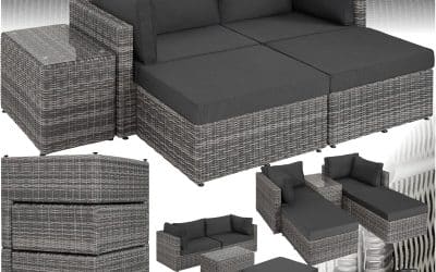 Test du salon de jardin TecTake : confort et modularité extérieure