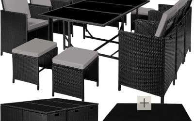 Test du salon de jardin TecTake® : confort et style en extérieur