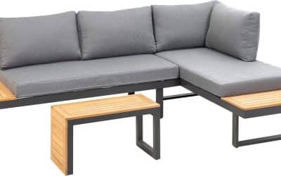 Test ensemble salon de jardin greemotion Samara : confort et élégance en extérieur