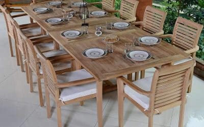 Test : salon de jardin Teck&rsquo;Attitude Mahina, 10 places