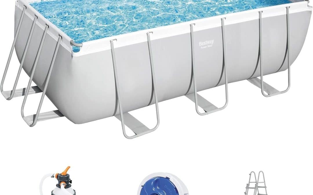 Test de la piscine Bestway Power Steel Frame avec filtre à sable