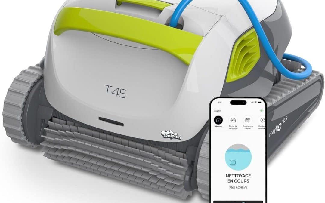 Test du Dolphin T45 : robot nettoyeur efficace pour piscines enterrées