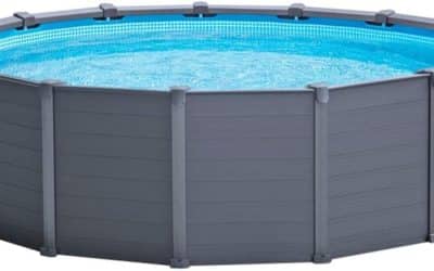 Test du kit piscine Intex 28382 avec panneau graphite