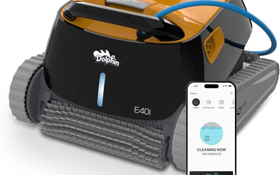 Test du robot nettoyeur Dolphin E40i : l'allié idéal pour votre piscine