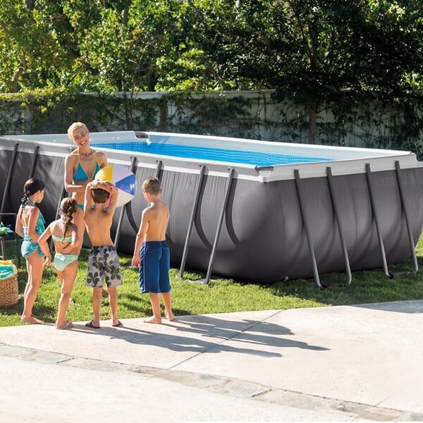 Intex - Piscines Hors Sol Piscine En Kit Ultra Silver Avec Filtration - 5,49 X 2,74 X 1,32 Mètres