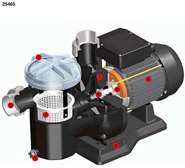 LordsWorld - Astralpool - 25465 Sena Pompe 1,00Hp Monophasé Auto-amorçage - Piscine Filtre à Eau Pompe - 25465-SENA