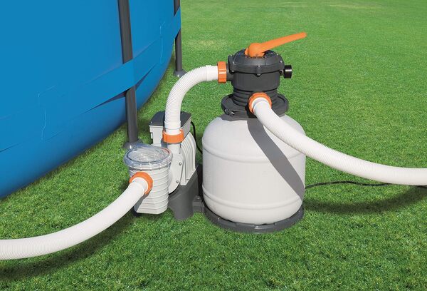Bestway - Filtre à sable Flowclear - 7,571 m3/h - Pour Filtrer l'eau de piscine