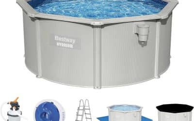 Test de la piscine Bestway Hydrium : performance de l’acier