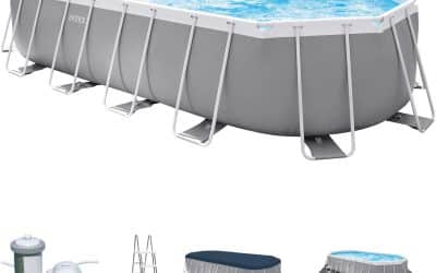 Test de la piscine Intex Prism Frame ovale 20 x 10 ft