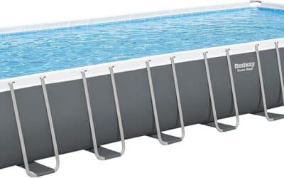 Test de la piscine rectangulaire 9.56m Intex