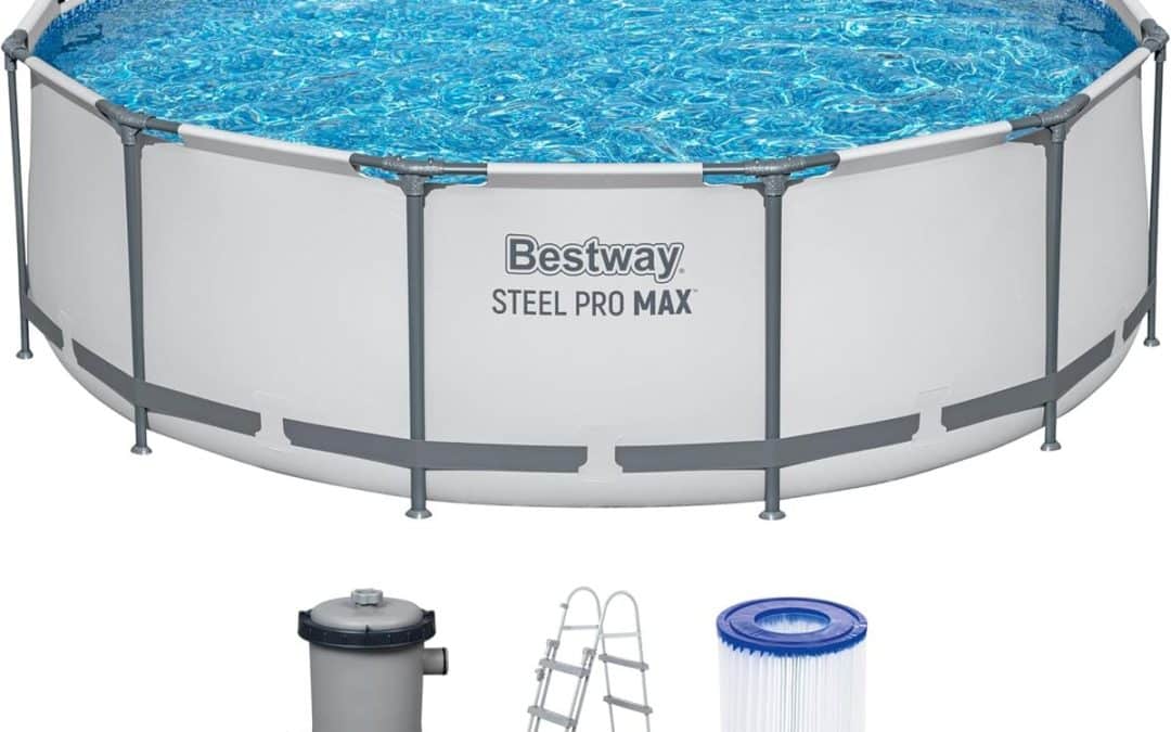 Test de la piscine ronde Bestway Steel Pro Max avec pompe à filtre