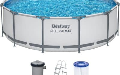 Test de la piscine ronde Bestway Steel Pro Max avec pompe à filtre