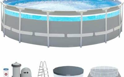 Test de la piscine tubulaire Clear Window Intex 4, 88 m