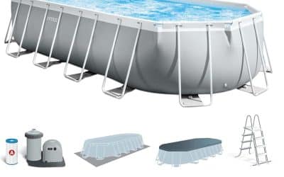 Test de la piscine tubulaire Intex Prism Frame Ovale
