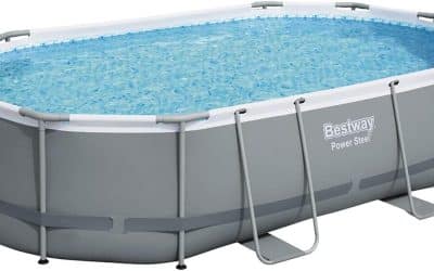 Test : piscine ovale Bestway avec cadre en métal et accessoires complets