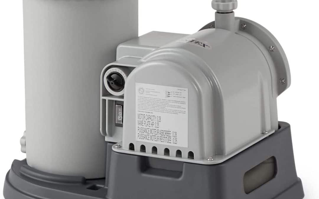 Test : pompe à filtre Intex 633, performance à 2500 l/h