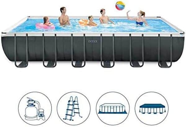 54984 INTEX Ultra Overground Ultra Metal piscine 732 x 366 x 132 cm