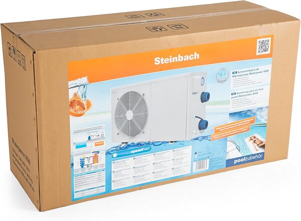 Steinbach Pompe à Chaleur Water Power 8500, Gris, 8,3/5,8 kW/220 V