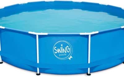 Test de la piscine hors sol HAF Swing 366 x 91 cm aspect pierre grise