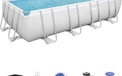 Test de la piscine hors sol rectangle Bestway Power Steel™ 488 x 244 cm