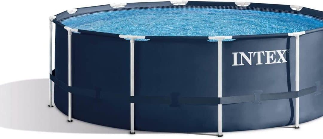 Test de la piscine Intex Frame Rondo 366 x 122 cm avec échelle