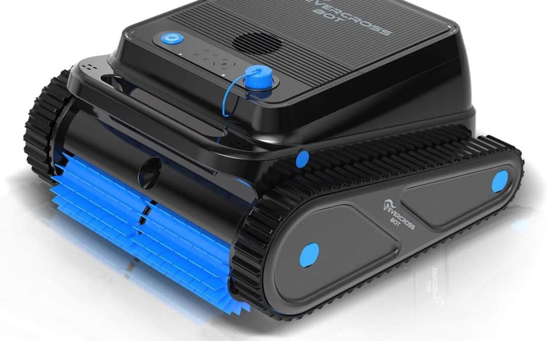 Test du robot piscine EVERCROSS BOT U8 : performance sans fil pour un nettoyage optimal