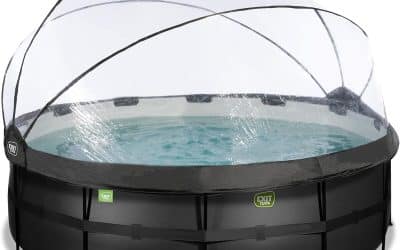 Test EXIT Toys : piscine Black Leather multifonctionnelle ø427×122 cm