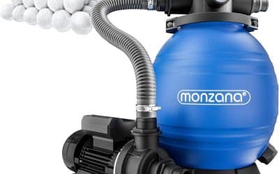 Test : filtre à sable Monzana® 400W pour piscine 35.000L