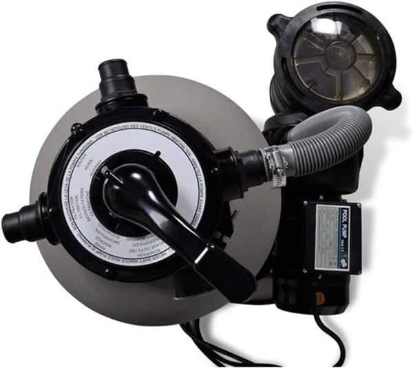 vidaXL Pompe à Filtre à Sable de Piscine 600 W 17000 l/h Pompe de Filtration