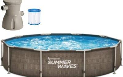 Test de la piscine Summer Waves Active Rotin 305×76 cm