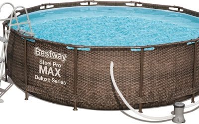Test de la piscine tubulaire Bestway Power Steel Deluxe aspect rotin
