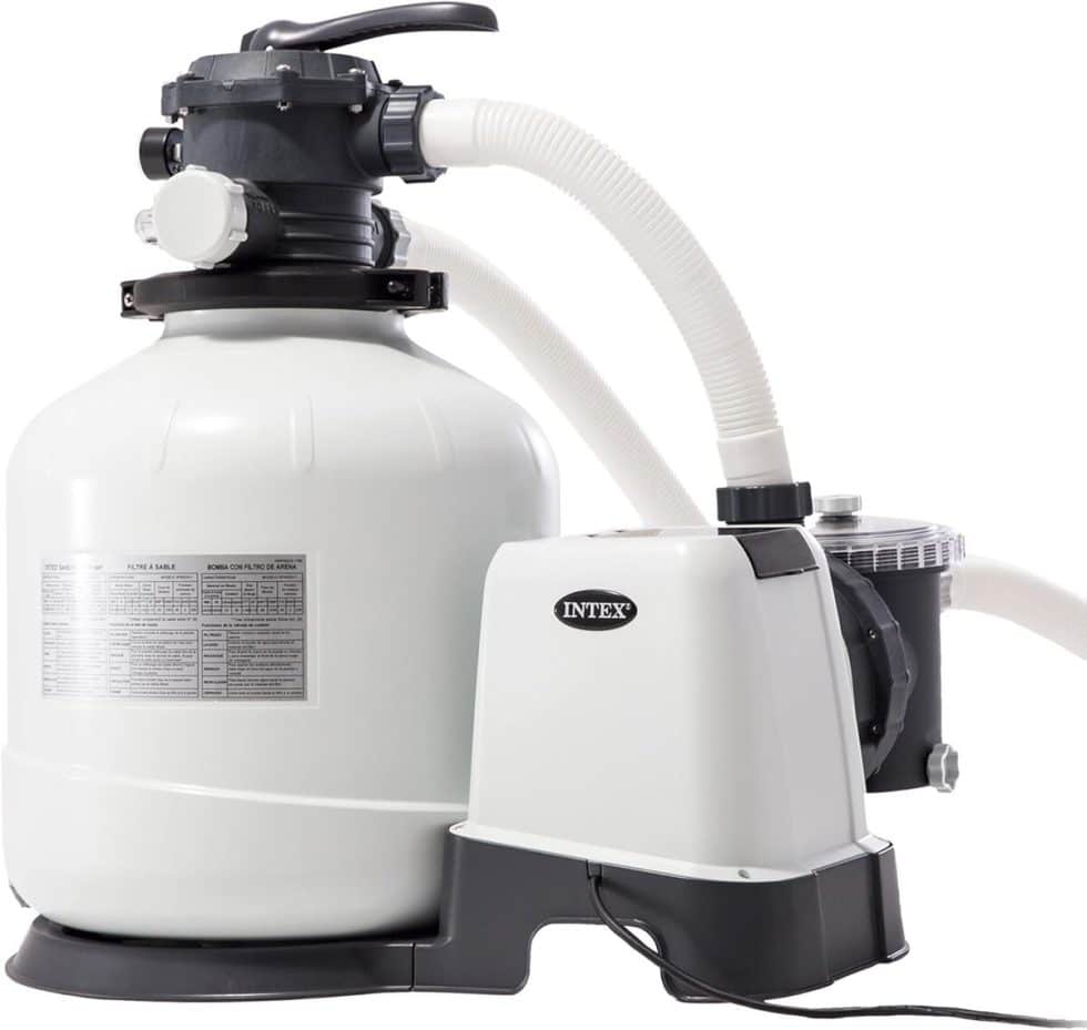 Filtre à Sable Intex 12000L/h - Pompe Puissante Pour Piscine Hors Sol (220-240V)