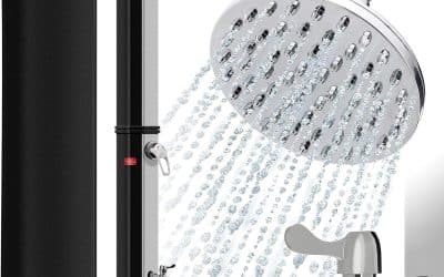 Test : douche solaire Kesser 35L pour jardin et camping
