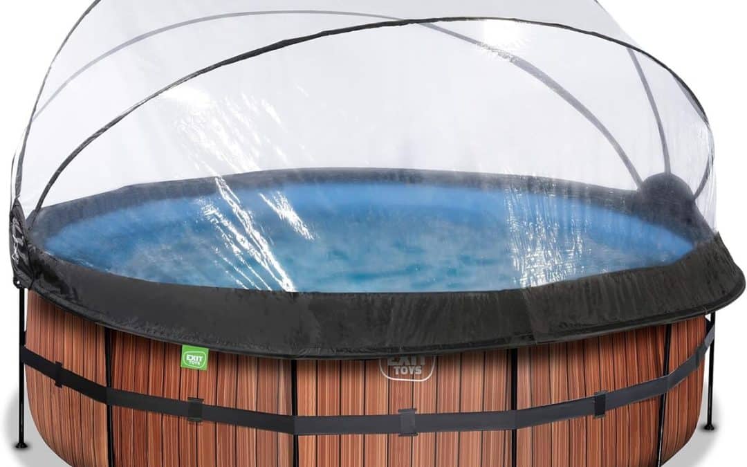 Test du dôme multifonctionnel EXIT Toys Wood : piscine profonde ø427cm