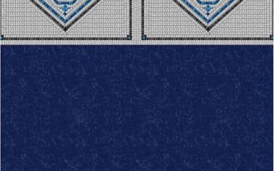 Test du revêtement Blue Wave NL331-40 mosaïque Mangalore pour piscine